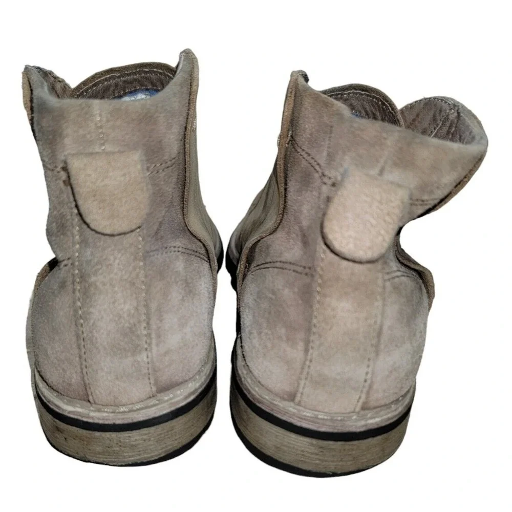 Mark‎ Nason Loretto Men's Brown Leather Memory Foam Lux Chukka Boots Size 10.5